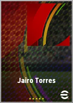Jairo Torres eFootball 2026 player card, 62 OVR CF