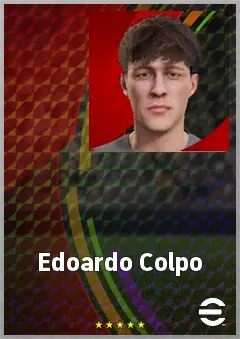 Edoardo Colpo eFootball 2026 player card, 63 OVR CF