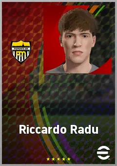 Riccardo Radu eFootball 2026 player card, 64 OVR GK