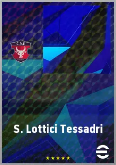 S. Lottici Tessadri eFootball 2026 player card, 63 OVR DMF