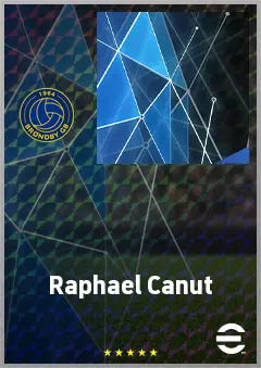 Raphael Canut eFootball 2026 player card, 63 OVR CB