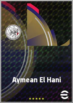 Aymean El Hani eFootball 2026 player card, 63 OVR GK