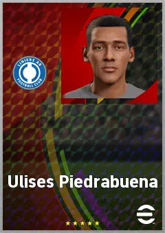Ulises Piedrabuena eFootball 2026 player card, 62 OVR CB
