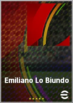 Emiliano Lo Biundo eFootball 2026 player card, 62 OVR CF