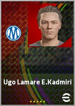 Ugo Lamare E.Kadmiri eFootball 2026 player card, 63 OVR CF