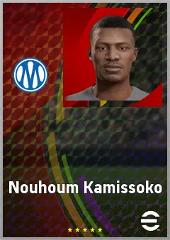 Nouhoum Kamissoko eFootball 2026 player card, 65 OVR DMF