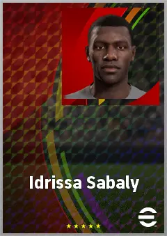 Idrissa Sabaly eFootball 2026 player card, 63 OVR DMF