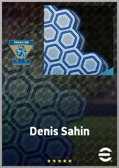 Denis Sahin eFootball 2026 player card, 62 OVR CMF