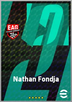 Nathan Fondja eFootball 2026 player card, 60 OVR CB