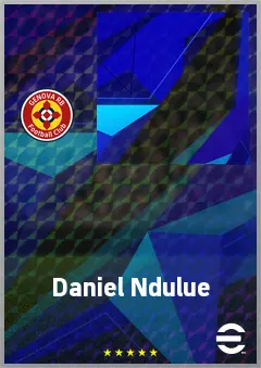 Daniel Ndulue eFootball 2026 player card, 63 OVR CF