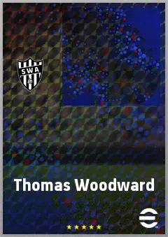 Thomas Woodward eFootball 2026 player card, 62 OVR SS