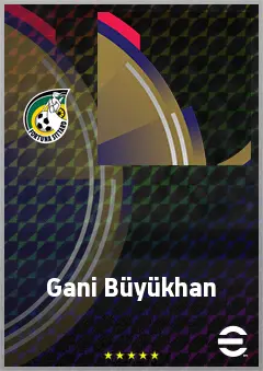 Gani Büyükhan eFootball 2026 player card, 59 OVR AMF