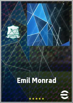Emil Monrad eFootball 2026 player card, 61 OVR LB