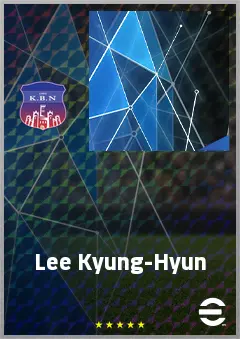 Lee Kyung-Hyun eFootball 2026 player card, 62 OVR LB