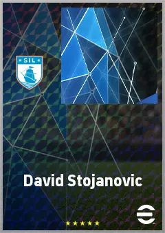 David Stojanovic eFootball 2026 player card, 60 OVR RB