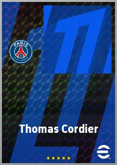 Thomas Cordier eFootball 2026 player card, 64 OVR LB
