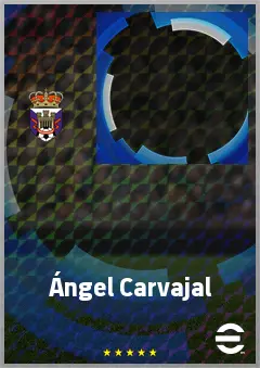 Ángel Carvajal eFootball 2026 player card, 65 OVR CF