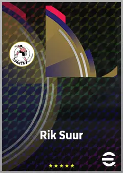Rik Suur eFootball 2026 player card, 64 OVR GK