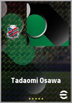 Osawa Tadaomi eFootball 2026 player card, 60 OVR RB