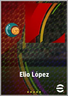 Elio López eFootball 2026 player card, 61 OVR GK