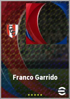 Franco Garrido eFootball 2026 player card, 63 OVR CF