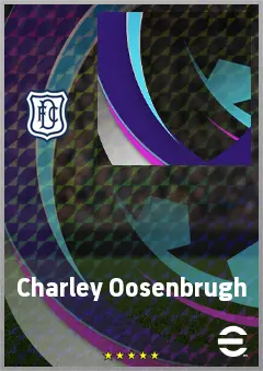 Charley Oosenbrugh eFootball 2026 player card, 62 OVR CB