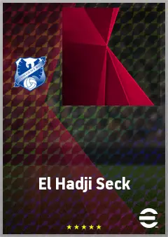 El Hadji Seck eFootball 2026 player card, 66 OVR LWF