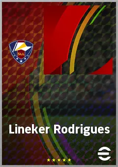 Lineker Rodrigues eFootball 2026 player card, 68 OVR CF