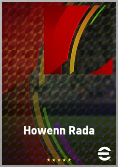 Howenn Rada eFootball 2026 player card, 62 OVR RMF