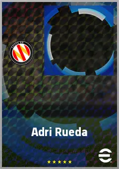 Adri Rueda eFootball 2026 player card, 62 OVR LWF