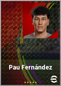 Pau Fernández eFootball 2026 player card, 58 OVR CB