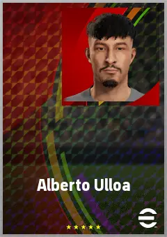 Alberto Ulloa eFootball 2026 player card, 58 OVR CMF