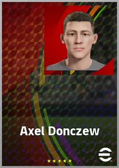 Axel Donczew eFootball 2026 player card, 60 OVR LWF