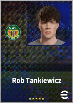 Rob Tankiewicz eFootball 2026 player card, 61 OVR CMF
