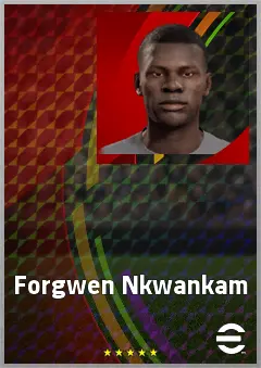 Forgwen Nkwankam eFootball 2026 player card, 58 OVR CMF