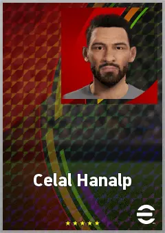 Celal Hanalp eFootball 2026 player card, 64 OVR RB