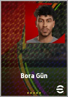 Bora Gün eFootball 2026 player card, 57 OVR AMF