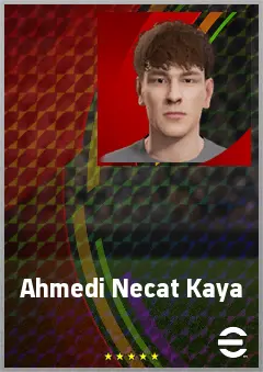 Ahmedi Necat Kaya eFootball 2026 player card, 59 OVR CB