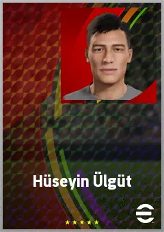 Hüseyin Ülgüt eFootball 2026 player card, 58 OVR CMF