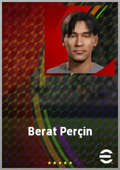 Berat Perçin eFootball 2026 player card, 59 OVR CB