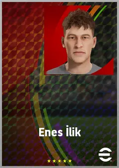 Enes İlik eFootball 2026 player card, 59 OVR CMF