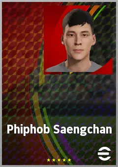 Phiphob Saengchan eFootball 2026 player card, 59 OVR CF