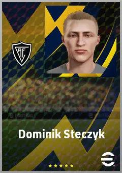 Dominik Steczyk eFootball 2026 player card, 65 OVR CF