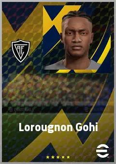 Lorougnon Gohi eFootball 2026 player card, 64 OVR LWF