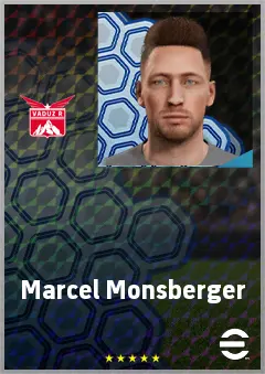 Marcel Monsberger eFootball 2026 player card, 66 OVR CF