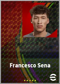 Francesco Sena eFootball 2026 player card, 66 OVR LB