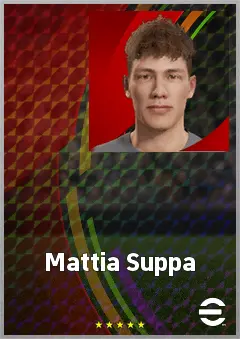 Mattia Suppa eFootball 2026 player card, 61 OVR GK