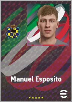 Manuel Esposito eFootball 2026 player card, 67 OVR GK