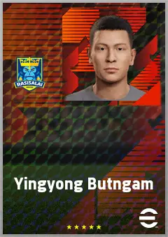 Yingyong Butngam eFootball 2026 player card, 60 OVR RB