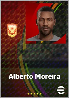 Alberto Moreira eFootball 2026 player card, 71 OVR CF